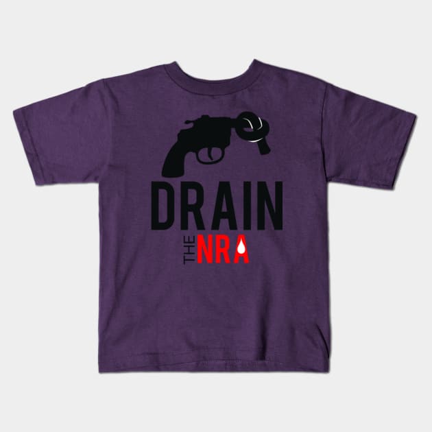 Drain the NRA Logo Kids T-Shirt by Drain the NRA